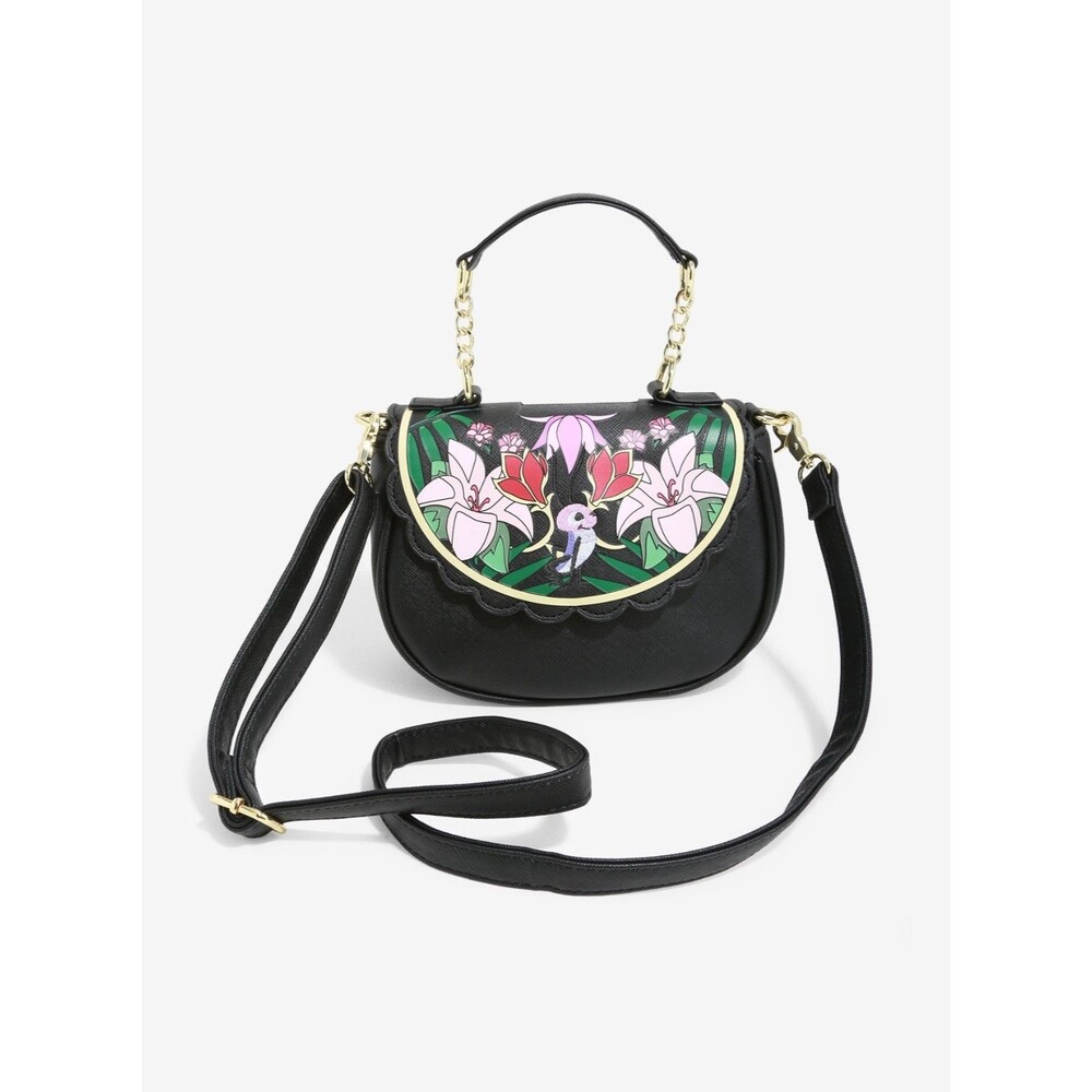 RARE Loungefly Disney Mulan Cri-Kee Floral Crossbody Bag Purse BoxLunch Excl NWT